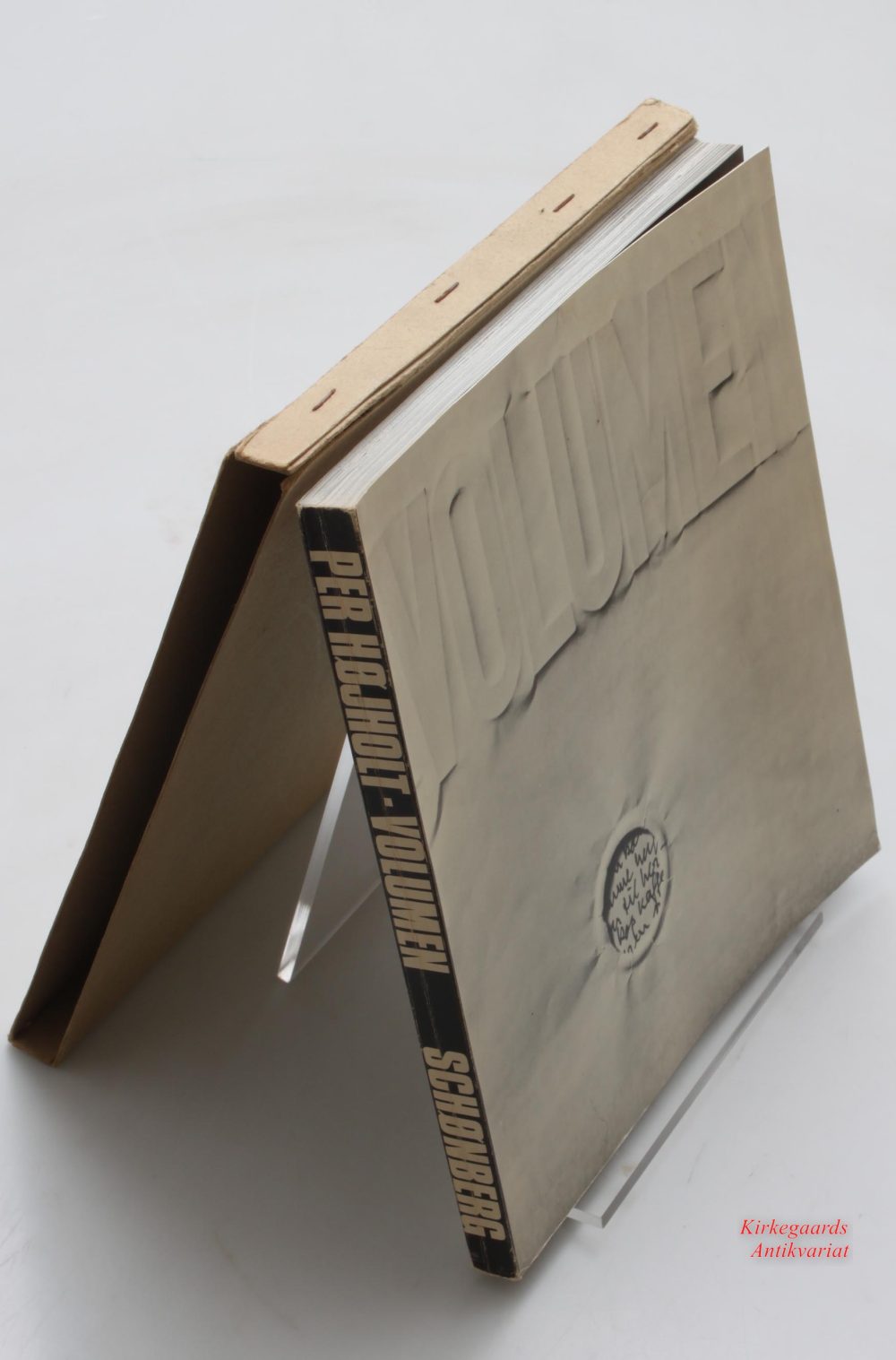 Per Højholt — VOLUMEN, Inscribed copy